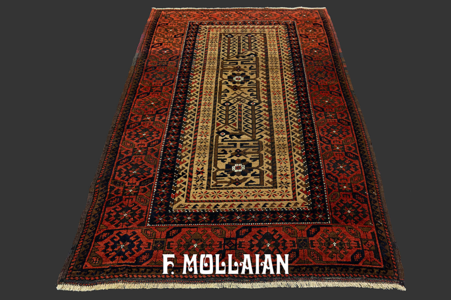 Antique Persian Baluch Hand-Knotted Rug n°:62034635